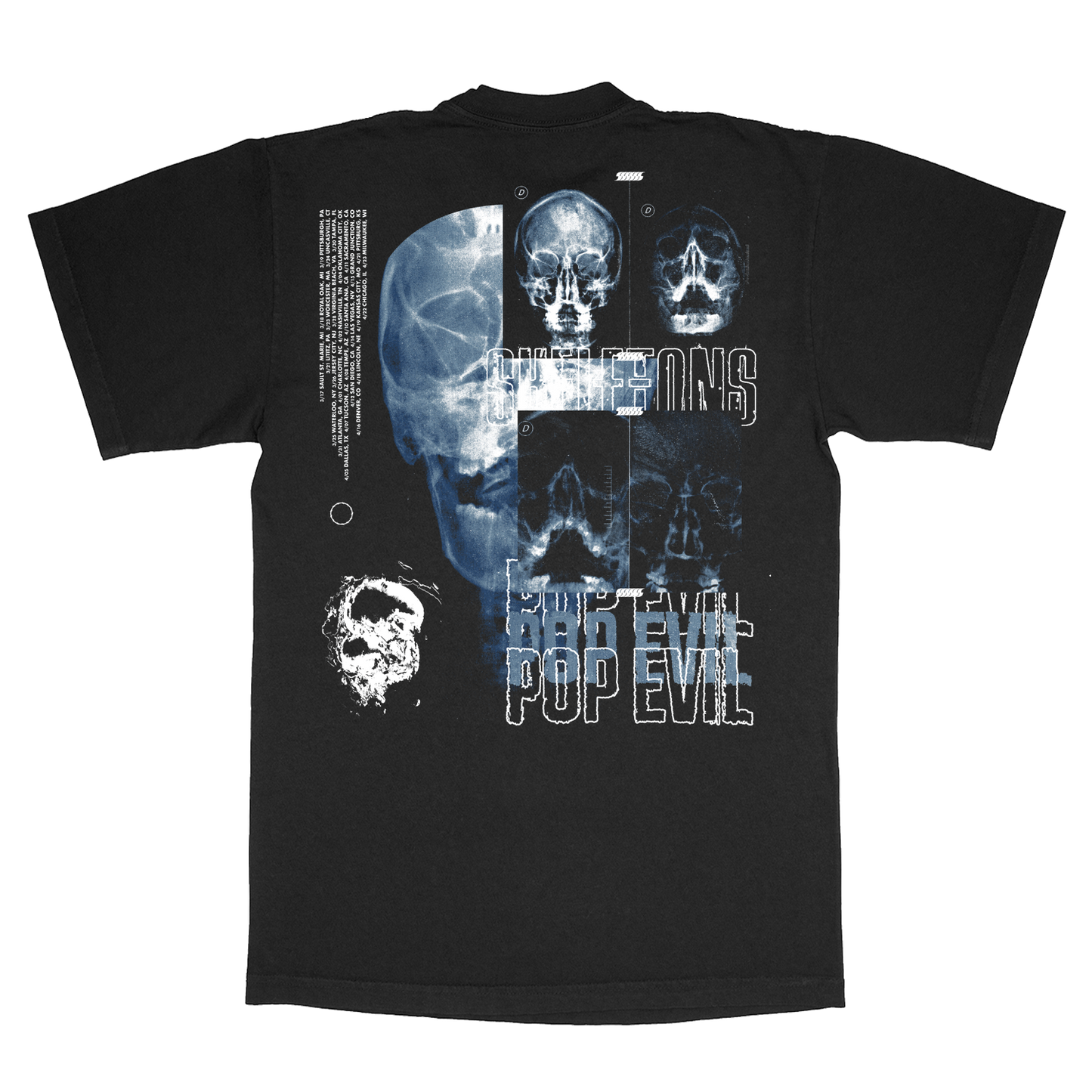 Skeletons X-Ray Tour Tee