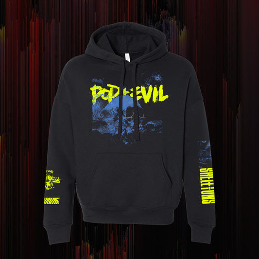  Men Band Onyx Logo Pop Evil Hooded Sweatshirt Black